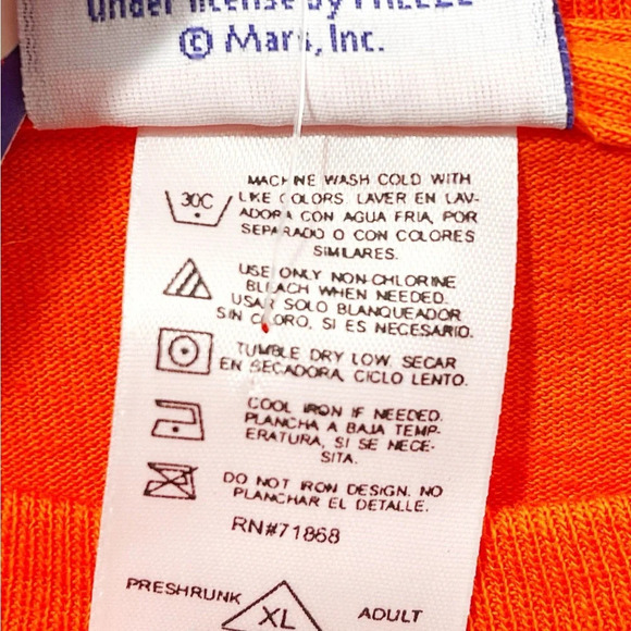 Vintage M&M Shirt Orange Halloween Orange You Scared Ghost Humor Funny Shirt - Picture 8 of 8